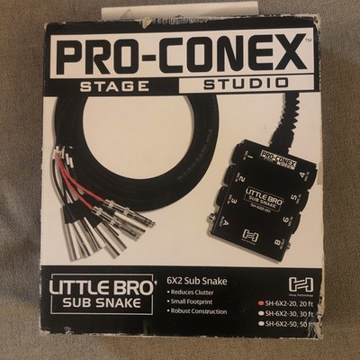 Hosa SH-6X2-20 Little Bro' 6x2 Sub Snake 20 foot