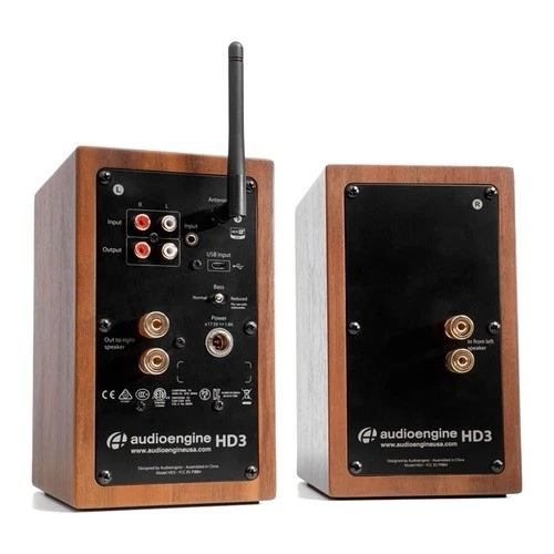Audioengine HD3 Premium Bluetooth Computer Speakers for Desktop PC - 60W Walnut - Image 3 of 4