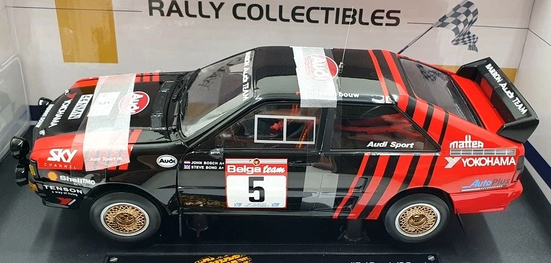 Sun Star escala 1/18 4257 - Audi Quattro A2 Ardenas 1986 #5 Bosch/Bond LE Foto 3 de 4