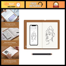 HUION Note 2-in-1 Digital Notebook Drawing Tablet With Battery-free Pen, Bluetoo