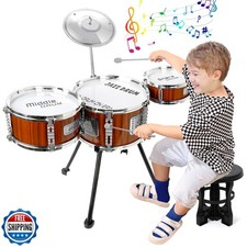 Kids Drum Set Music Toy Drum Set for Toddlers Ages 3-5 Jazz Drums
