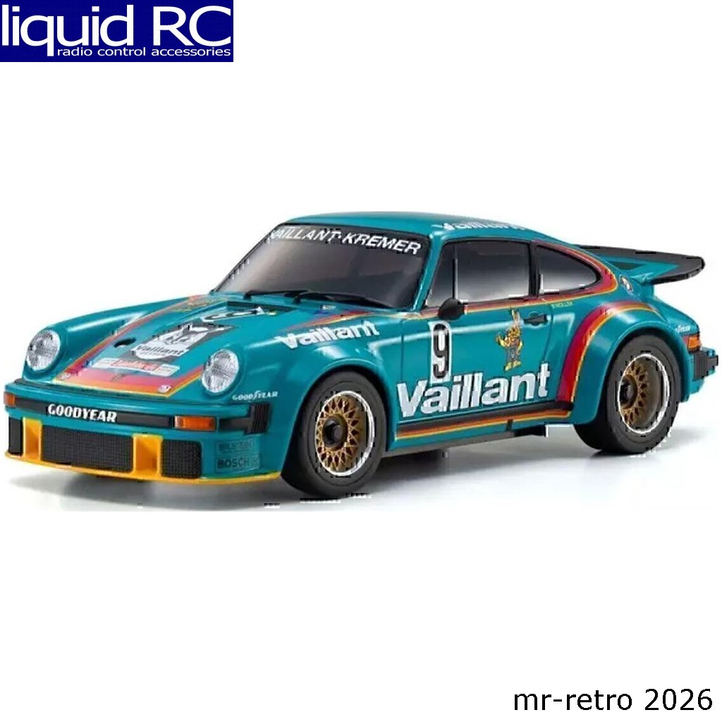 Kyosho 32368V Mini-Z Mr-04 Rwd Readyset 1976 Porsche 934 Rsr Turbo