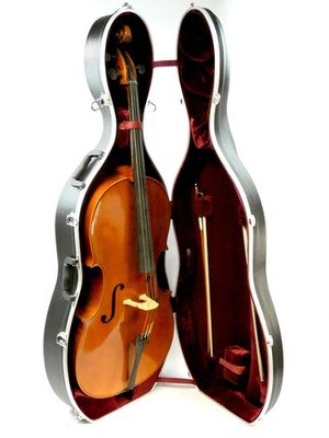 Domenico Montagnana Stradivari 4/4 Wooden Cello Outfit with Case