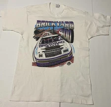 Vintage Nascar Shirt Mens Sz XL Brickyard 400 Inaugural Race 1994 Staining/Aging