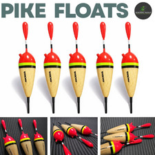 Pike Floats Dead Bait - Balsa Pike Deadbait FLOATS - Zander Pike Floats - UK