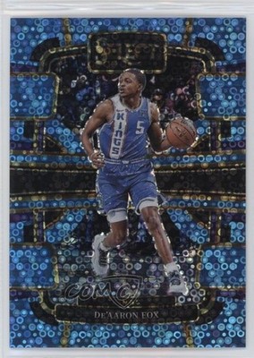 2023 Panini Select Concourse Light Blue Disco Prizm 41/99 De'Aaron Fox #49 13bp