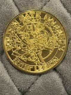 star wars 501st legion challenge Coin Golden Gate Garrison V8 Gold 34 Made 2017￼