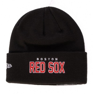 New Era MLB Boston Red Sox Mütze Strickmütze schwarz 97439