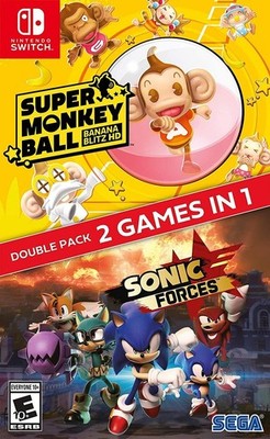 Sonic Forces + Super Monkey Ball: Banana Blitz - Nintendo Switch - Brand New