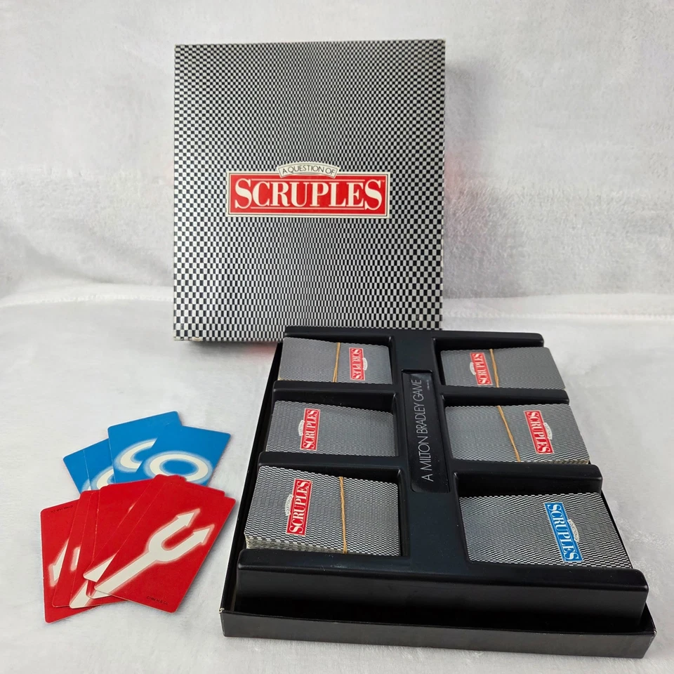 Lot of 2 A Question of Scruples Board Games 1986 1st Ed & 1987 2nd Ed Complete - Image 3 of 4
