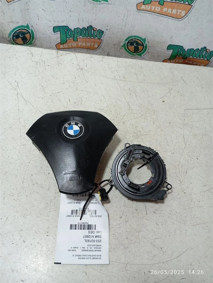 Driver Air Bag Front Driver Wheel Round Design Fits 04-06 BMW 525i 3862170 - Imagem 2 de 2