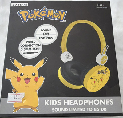 OTL Technologies Pikachu Kids core Kopfhörer, 3,5mm, gelb, Lautstärkebegrenzung