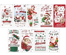 9 X Christmas Money Wallets With Envelopes Cute Design Cash Voucher Gift Card
