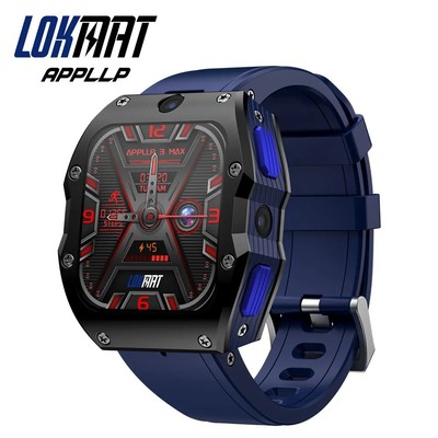 2,02'' LOKMAT APPLLP 3 MAX 4G Smartwatch 4GB+128GB Dual Kamera  IP68 Wasserdicht