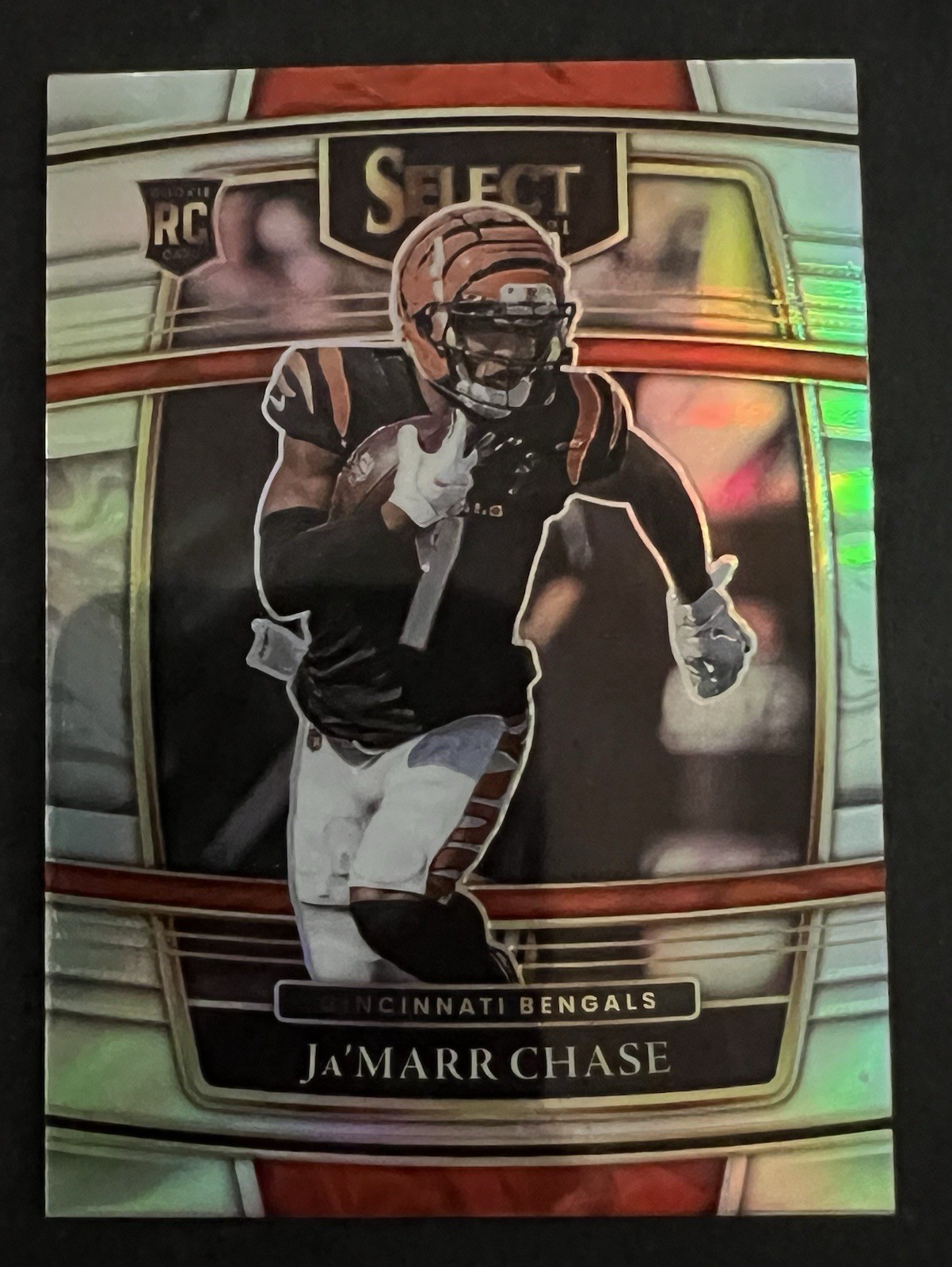 2021 Panini Select Concourse Ja'Marr Chase RC Silver Prizm Cincinnati Bengals
