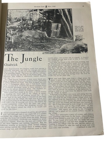 Outdoor Life Magazine May 1932 Issue - Picture 6 of 10