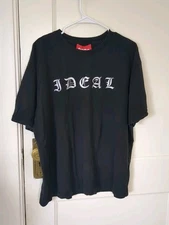 032c Magazine Ideal Embroidered Short Sleeve T Shirt Black White