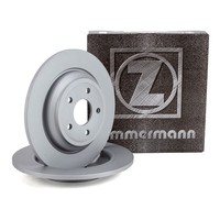 Zimmermann Bremsscheiben Ø 302Mm FüR Ford Focus 4 2.0/2.3 ST Ab 08.2018 Hinten