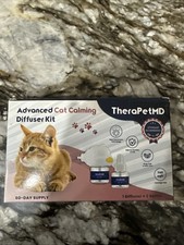 TheraPetMD Advanced Cat Calming Diffuser Kit 60 Day Supply 1 Diffuser 2 Refills