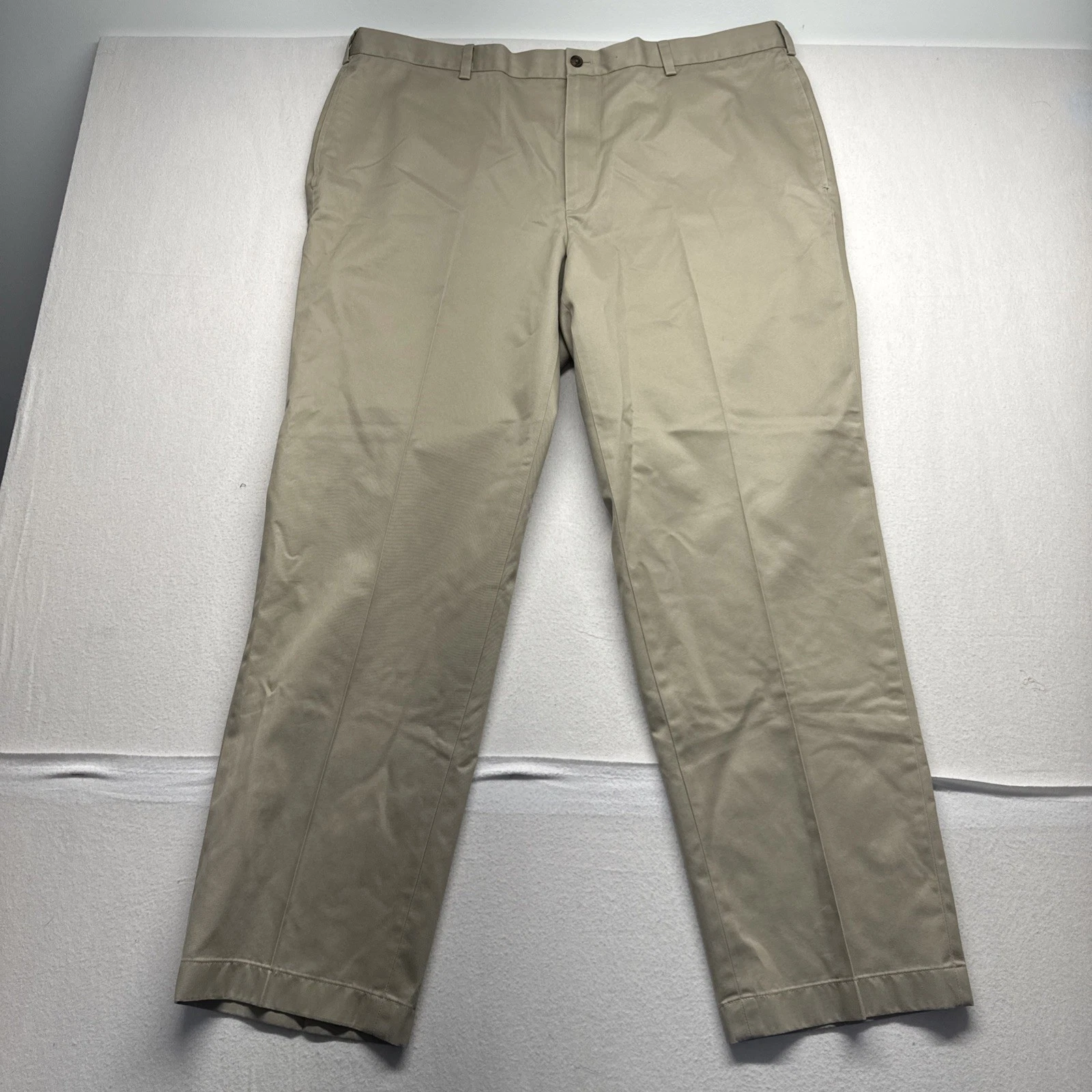 Brooks Brothers Light Weight Advantage Chino Tan Pants Pleated Mens fits 40*32