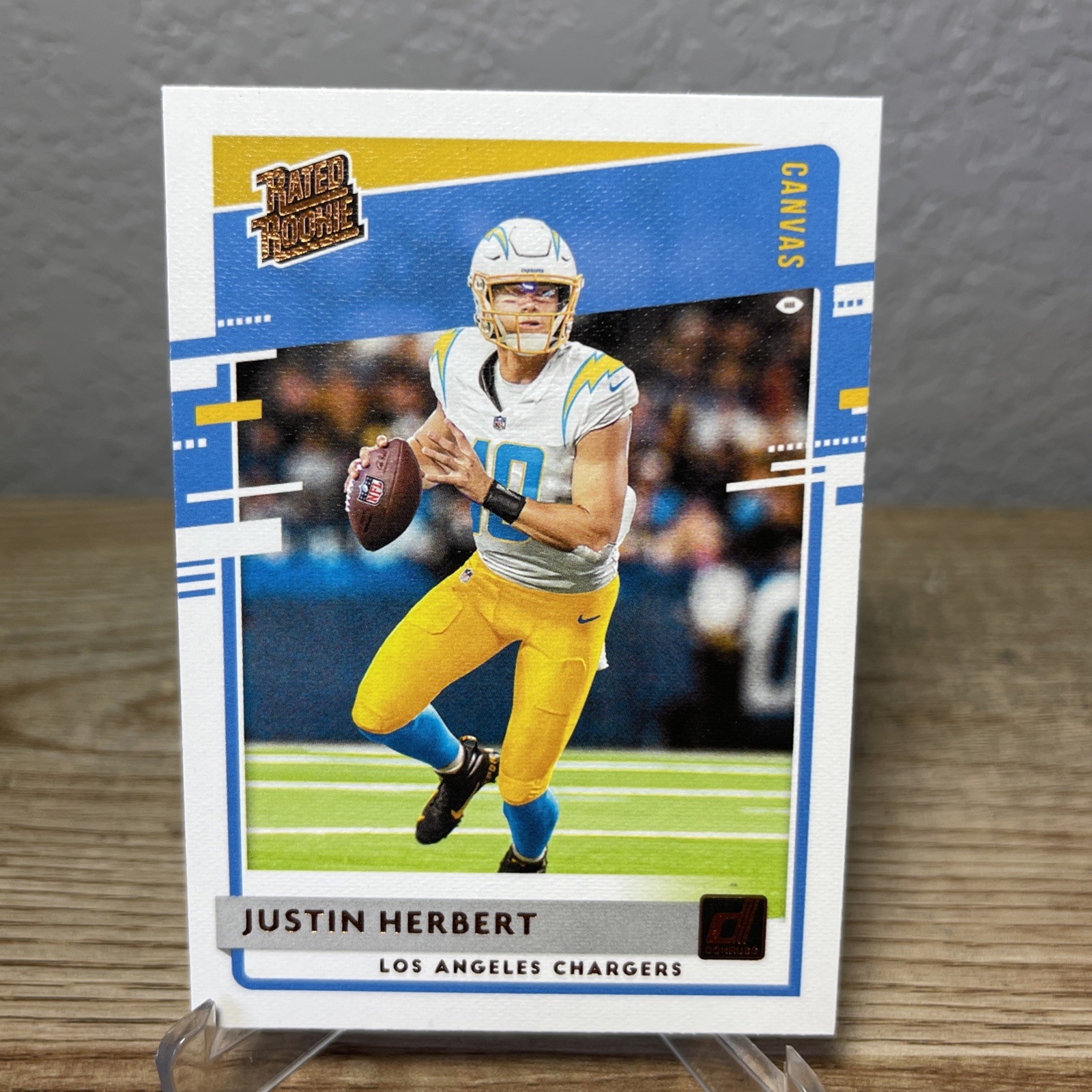🔥 2020 Panini Donruss Rated Rookie # 303 Justin Herbert  RC 🔥 Chargers