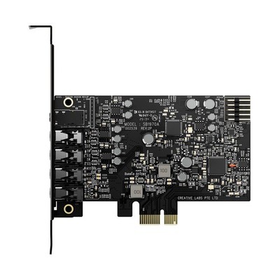 Creative Sound Blaster Audigy Fx Pro Hi-res PCI-e Card with 7.1...