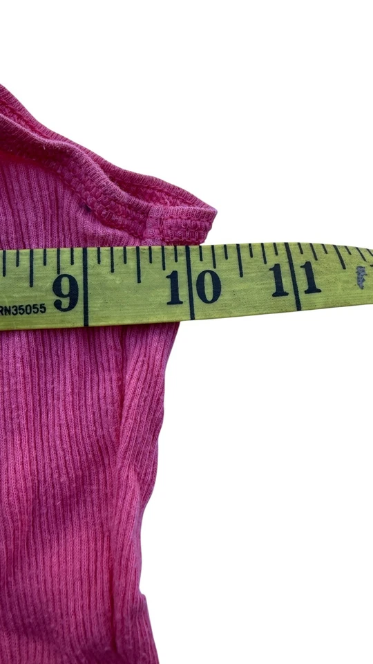 Abercrombie Kids Tank Tops Lot of 2 Children's Size M Cotton Blend Blue Pink - Image 4 of 4