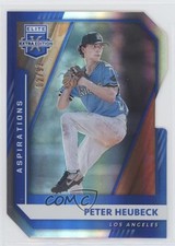 2021 Panini Elite Extra Edition Aspirations Die-Cut 2/91 Peter Heubeck #7 a3i