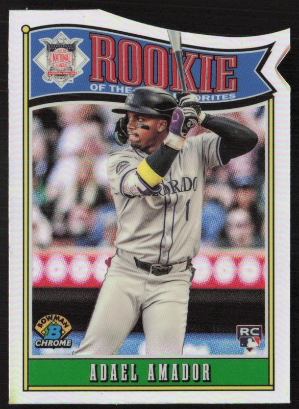 2025 Bowman Rookie of the Year Favorites Adael Amador Rookie #ROY-13 GS1