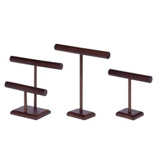 Présentoir à colliers de comptoir polyvalent avec base, vitrine pour salon