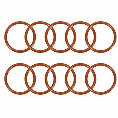 Silicone O-Ring 37mmx30.8mmx3.1mm VMQ Seal Rings Sealing Gasket Red 10PCS KD *tm