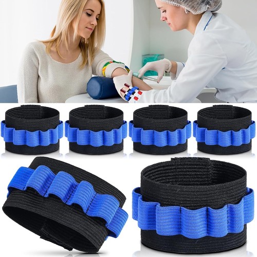 6 Pack Phlebotomy Tube Holder Wristband Blood Draw Tube Bracelet Strap ...