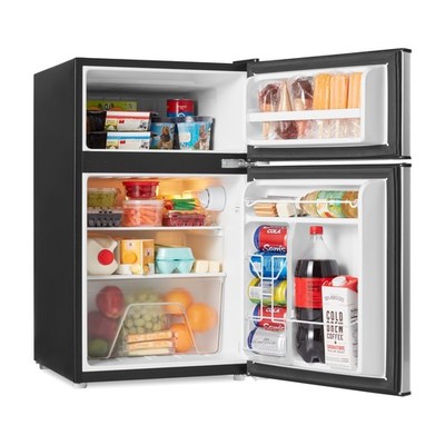 Galanz GLR31TS1E02 3.1 Cu ft Two Door Mini Fridge with Freezer