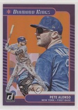 2021 Panini Donruss Diamond Kings Holo Orange Pete Alonso #19 1c7