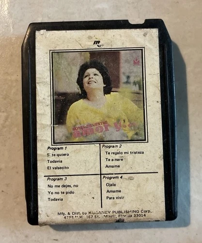 Sonia Silvestre - Amor Y Desamor - Discolor 8 Track Cartridge Tape