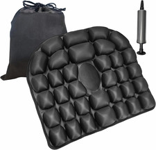 Inflatable Seat Cushion, Airplane Cushion Seat with Storage Bag, Travel Cushion