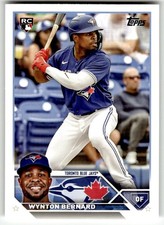 2023 Topps Update #US293 Wynton Bernard Toronto Blue Jays RC Baseball