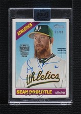 2018 52/99 Sean Doolittle (2015 Topps Heritage) #15TH-36 Buyback Auto 4nm