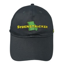 Sydenstricker Snapback Hat Black One Size Solid Adjustable John Deere
