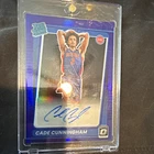 Panini Donruss Optic 2021-22 Cade Cunningham Rated Rookie Purple Prizm Auto #161