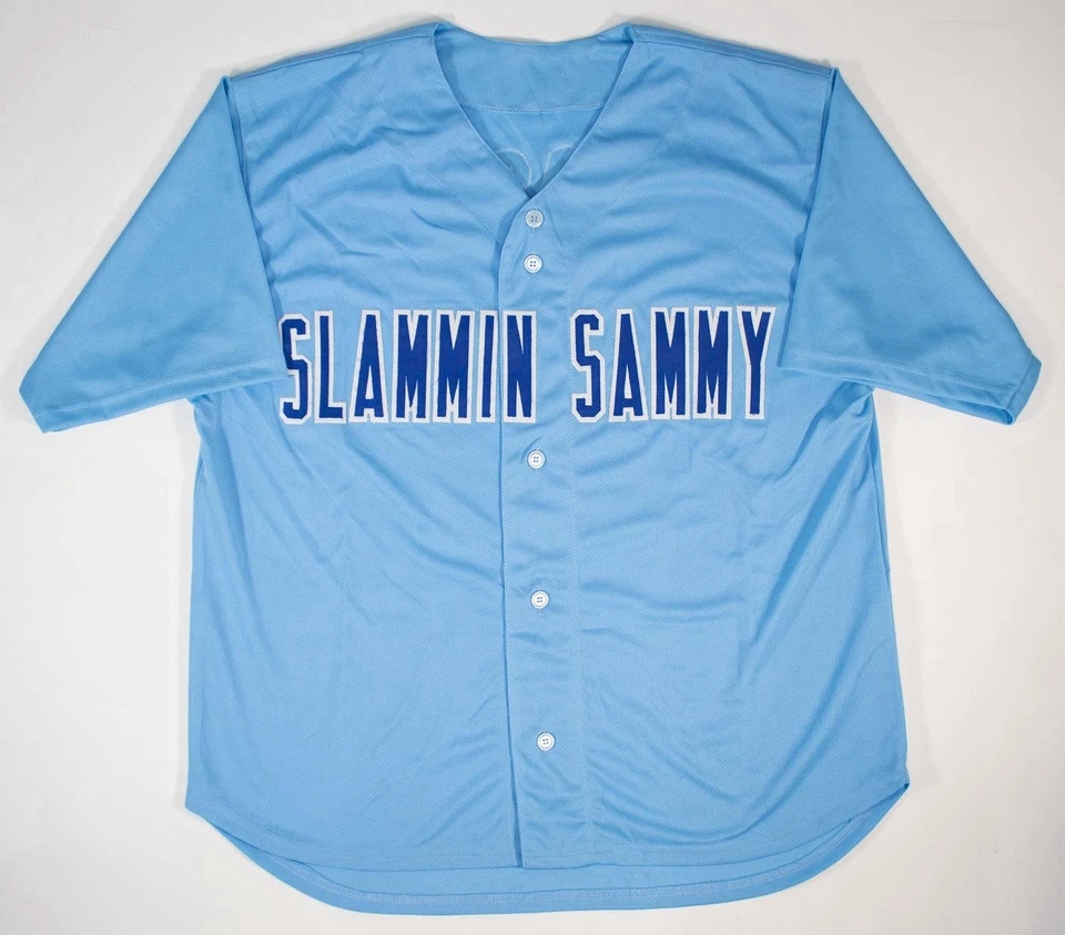 Sammy Sosa “Slammin Sammy' Autographed Custom Jersey (Beckett Witness Certified) - Image 3 of 3