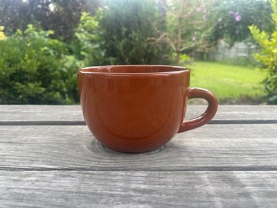 Far East Brokers Brown Mug/Soup Bowl with Handle - About 7''Wx3.75''H