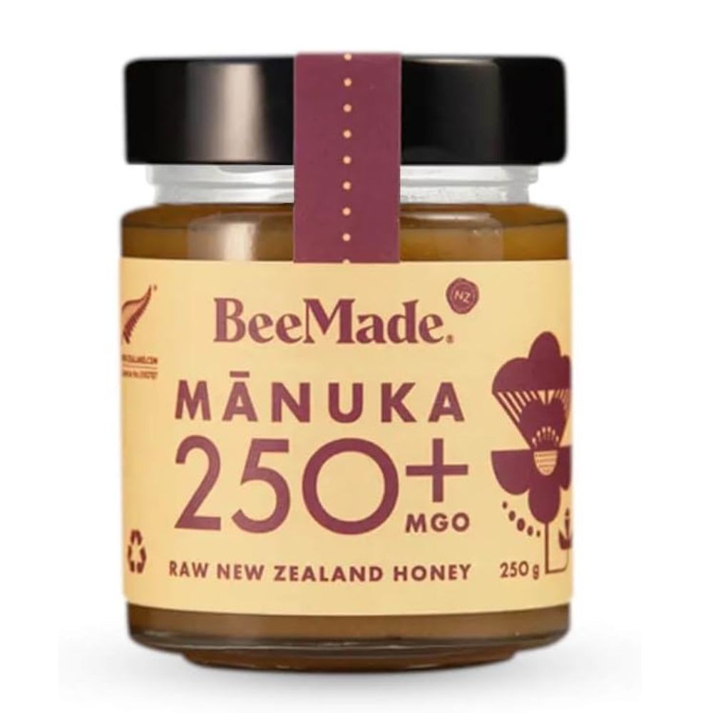 BeeMade Harvest New Zealand Manuka Honey MGO 250+ 250g Raw
