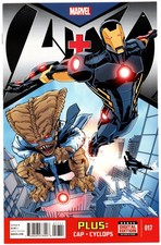 A+X (2012) #17 NM 9.4 Paco Diaz Broo Iron Man Team-Up Cover