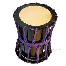 Handmade Japanese Okedo Taiko Drum – 1.4 Shaku Katsugi Style with Shoulder Rope”