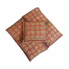 Housses de coussin 5 pièces taie d'oreiller ethnique indienne en coton fait m...