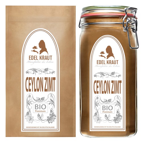 75g BIO Ceylon Zimt im Premium Glas EDEL KRAUT organic cinnamon - Bild 7 von 20