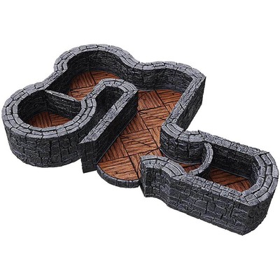 WizKids Games WarLock Tiles Expansion Pack 1 in. Dungeon Angles & Curves Expan.