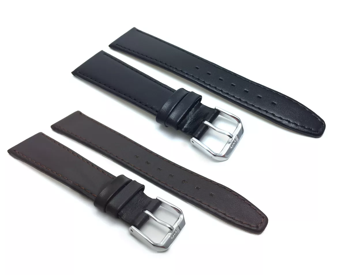 8mm 20mm Extra Long XL Watch Band Strap Black Brown for