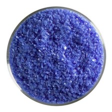Bullseye Glass Frit Cobalt Blue Opal Medium 5oz. Jar 90coe